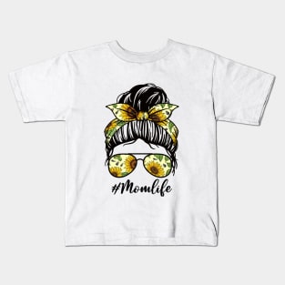 Mom Life Sunflower with Sunglasses  T-shirt Mug Coffee Mug Apparel Hoodie Sticker Gift Kids T-Shirt